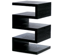 Zoe side table dark stained Zoe side table dark stained